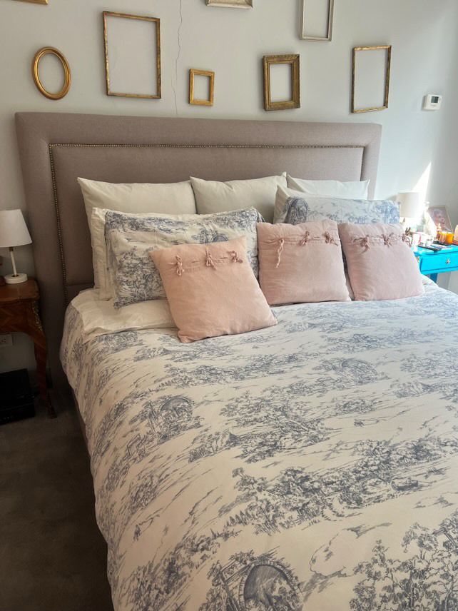 Base y espaldar de cama #722